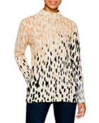 Nic+zoe Cozy Up Spotted Turtleneck Sweater