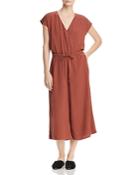 Eileen Fisher Petites Cropped Wide-leg Jumpsuit