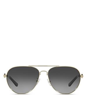 Tory Burch Women's Aviator Sunglasses, 58mm