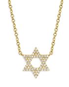 Moon & Meadow Diamond Star Of David Pendant Necklace In 14k Yellow Gold, 0.11 Ct. T.w. - 100% Exclusive
