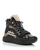 Burberry Women's Ramsey Vintage Check High Top Sneakers