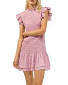 French Connection Elao Verona Crepe Smocked Mini Dress