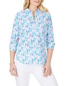 Foxcroft Carmen Parrot Print Shirt