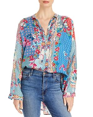 Johnny Was Lubello Reese Floral Shirt