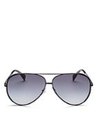 Moschino 007 Aviator Sunglasses, 61mm