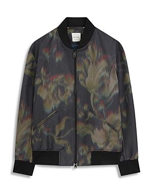 Paul Smith Gents Abstract Floral Print Full Zip Bomber Jacket