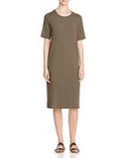 Eileen Fisher Round Neck Jersey Dress