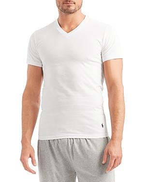Polo Ralph Lauren Slim Fit V-neck Undershirt, Pack Of 5