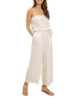 Splendid June Striped Strapless Jumpsuit