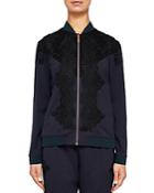 Ted Baker Ted Says Relax Sadiet Lace-detail Bomber Jacket