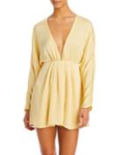 Ramy Brook Tanya Deep V Neck Mini Dress