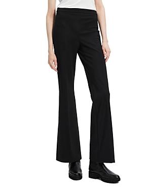 Theory High Waist Pull On Flared Pants
