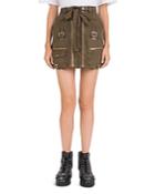 The Kooples Belted Utility Mini Skirt