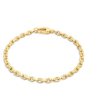 Degs & Sal 14k Gold Plated Sterling Silver Hand Link Bracelet