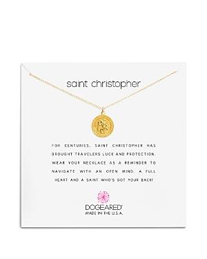 Dogeared St. Christopher Necklace, 16