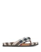 Burberry Men's Check Cotton Sandal