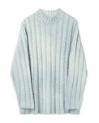 Our Legacy Ribbed Regular Fit Funnel Neck Sweater