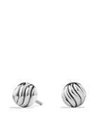 David Yurman Sculpted Cable Earrings In Sterling Silver