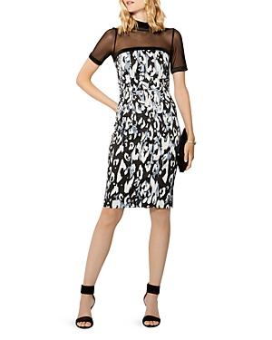 Karen Millen Leopard Print Sheath Dress