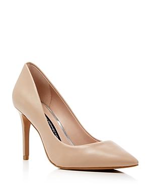 French Connection Rosalie Leather Pointed Toe Pumps