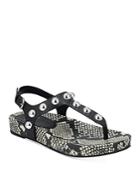 Marc Fisher Ltd. Women's Lindie Studded T-strap Platform Sandals