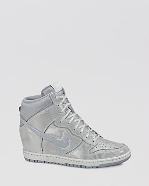 Nike High Top Wedge Sneakers - Women's Nike Dunk Sky Hi