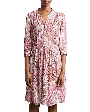 Gerard Darel Jael Paisley Print Crepe Dress