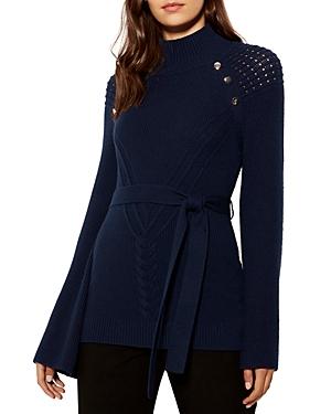 Karen Millen Belted Bell-sleeve Sweater