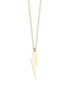 Moon & Meadow 14k Yellow Gold Lightning Bolt Pendant Necklace, 18 - 100% Exclusive