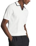 Reiss Ettrick Open Collar Tipped Polo