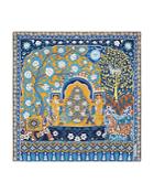 Salvatore Ferragamo Fo Rajastan Silk Scarf