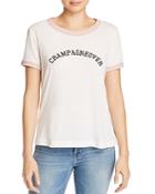 Wildfox Champagneover Ringer Tee