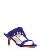 Kenneth Cole Aria Suede Heeled Sandals - Compare At $120