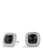 David Yurman Albion Earrings With Black Onyx And Diamonds