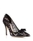 Kate Spade New York Lisa Too Lace Pointed Toe High Heel Pumps
