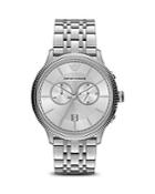 Emporio Armani 3-hand Chronograph Stainless Steel Watch, 46mm