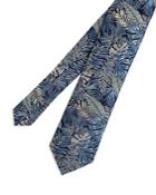 Ted Baker Palm Leaf Woven Silk Tie