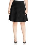Calvin Klein Plus Ribbed A-line Skirt