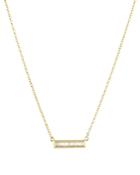 Aqua Bar Pendant Necklace In 18k Gold-plated Sterling Silver, 15 - 100% Exclusive