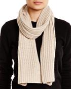 C By Bloomingdale's Ribbed Cashmere Scarf