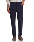 Hugo Boss Pleated Slim Fit Cotton Trousers
