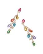 Baublebar Multicolor Crystal Holiday Light Strand Drop Earrings