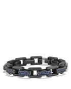 David Yurman Royal Cord Link Bracelet With Sapphires