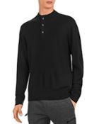 The Kooples Skull-button Pullover Sweater