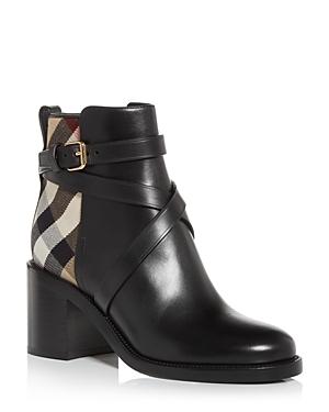 Burberry Women's Pryle Block Heel Booties