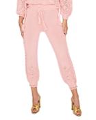 Loveshackfancy Nyla Knit Cotton Joggers