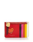 Tory Burch Perry Patchwork Hearts Card Case