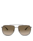 Prada Men's Rectangle Metal Sunglasses, 62mm