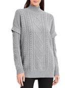 Bcbgmaxazria Cable Knit Tunic Sweater