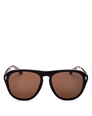 Gucci Aviator Sunglasses, 56mm